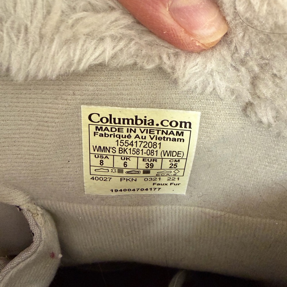 Columbia Women's Light Gray Winter Boots - Picture 3 of 8